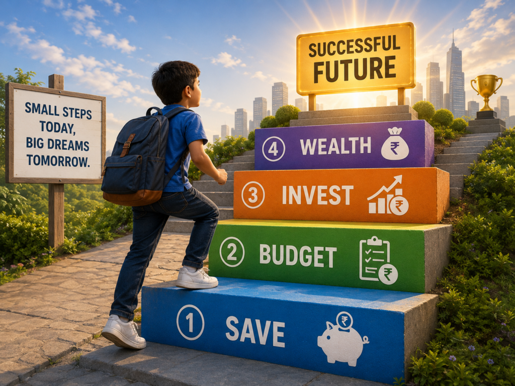 Building financial stability through money habits learned in childhood.